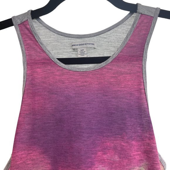 Women's American Eagle Beach Graphic T-Shirt Maxi Sundress with Open‎ Back S - Picture 3 of 4